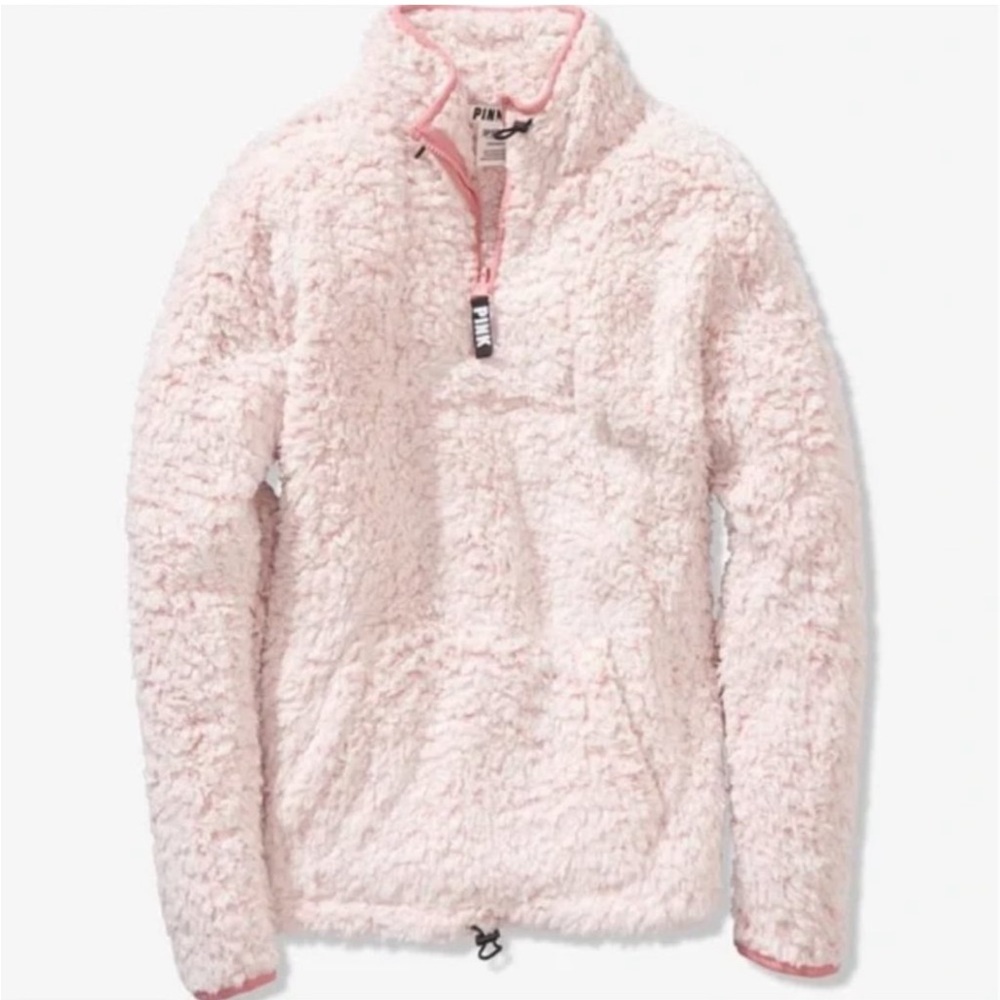 Best Price On Market! PINK VS Quarter Zip Pullover